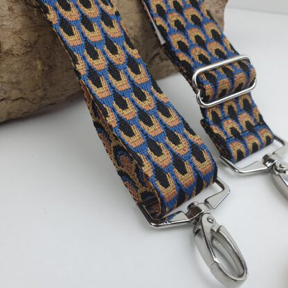 Gurtband PfauenaugeOckerBlau – Bild 2